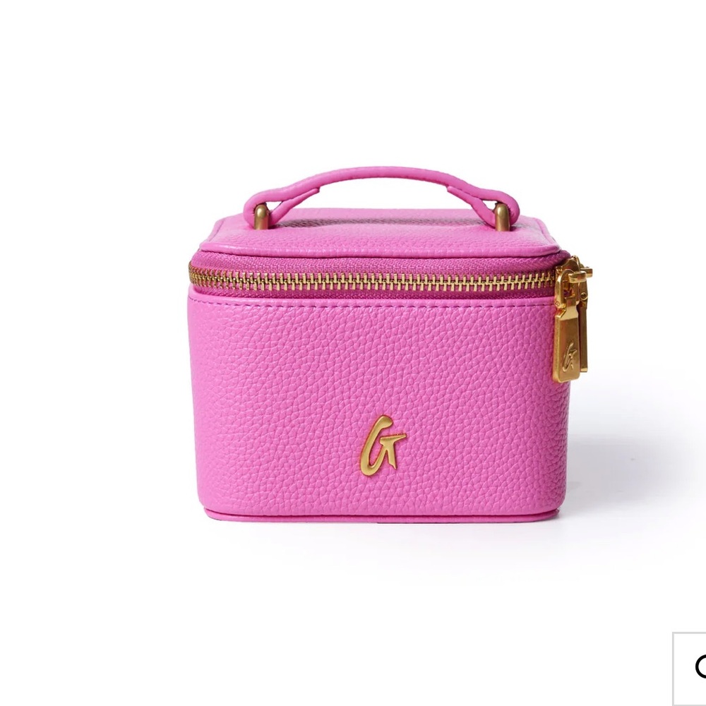 Glamaholic Pink Pebble Jewelry Case